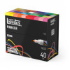 Marqueurs - Peinture acrylique - Boîte de 40 couleurs - Pointe ronde 2mm - Tous supports - Liquitex