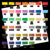 Marqueurs - Peinture acrylique - Boîte de 40 couleurs - Pointe ronde 2mm - Tous supports - Liquitex