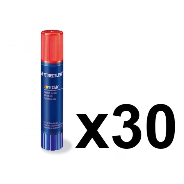 photo-Lot de 30 bâtons de colle blanche - 10G - Staedtler