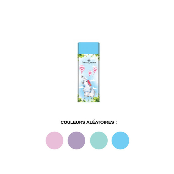 photo-Gomme de couleur sans PVC Happy Jungle Faber-Castell
