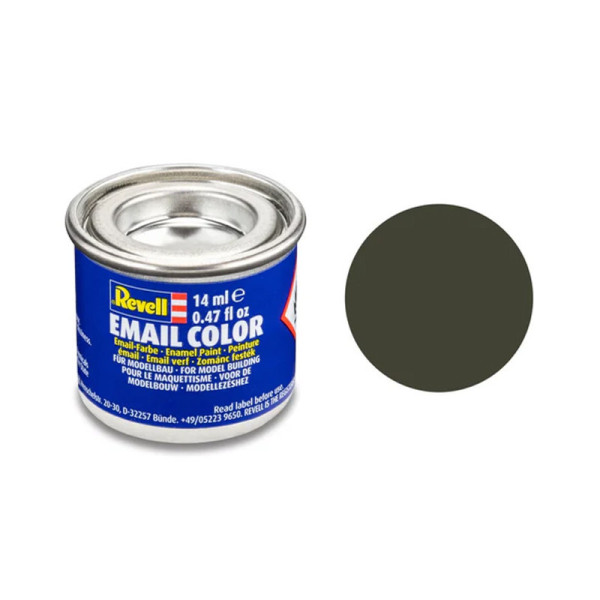photo-Peinture émail - Jaune olive mat - Maquette - Modélisme - Revell - Pot 14ml