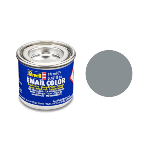 photo-Peinture émail - Gris mat - USAF Medium grey - Maquette - Modélisme - Revell - Pot 14ml
