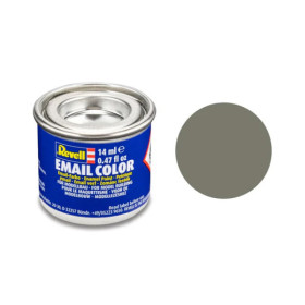 photo-Peinture émail - Olive clair mat - RAL 7003 - Maquette - Modélisme - Revell - Pot 14ml