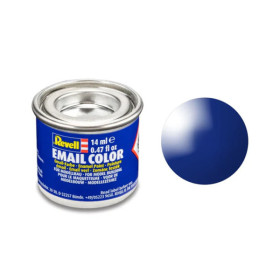 photo-Peinture émail - Bleu outremer - RAL 5002 - Maquette - Modélisme - Revell - Pot 14ml