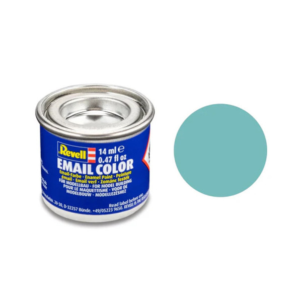 photo-Peinture émail - Vert clair mat - RAL 6027 - Maquette - Modélisme - Revell - Pot 14ml