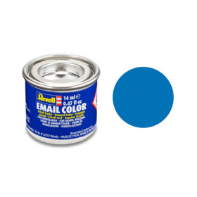 photo-Peinture émail - Bleu mat - RAL 5000 - Maquette - Modélisme - Revell - Pot 14ml