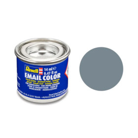 photo-Peinture émail - Gris mat - RAL 7000 - Maquette - Modélisme - Revell - Pot 14ml