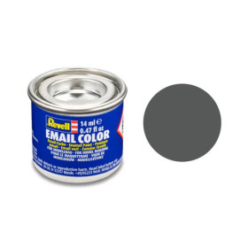 photo-Peinture émail - Gris olive mat - RAL 7010 - Maquette - Modélisme - Revell - Pot 14ml
