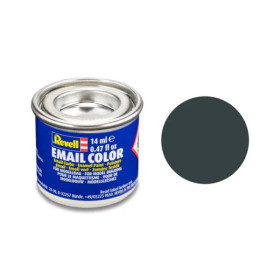 photo-Peinture émail - Gris granit mat - RAL 7026 - Maquette - Modélisme - Revell - Pot 14ml