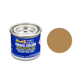 photo-Peinture émail - Ocre brun mat - RAL 1011 - Maquette - Modélisme - Revell - Pot 14ml
