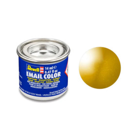 photo-Peinture émail - Laiton - Maquette - Modélisme - Revell - Pot 14ml