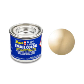 photo-Peinture émail - Or métallisé - Maquette - Modélisme - Revell - Pot 14ml