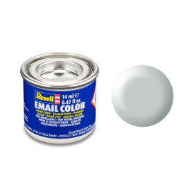 photo-Peinture émail - Gris clair satiné - RAL 7035 - Maquette - Modélisme - Revell - Pot 14ml