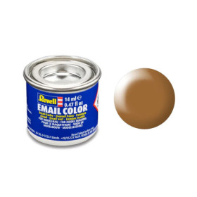 photo-Peinture émail - Brun satiné - RAL 8001 - Maquette - Modélisme - Revell - Pot 14ml