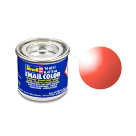photo-Peinture émail - Rouge clair - Maquette - Modélisme - Revell - Pot 14ml