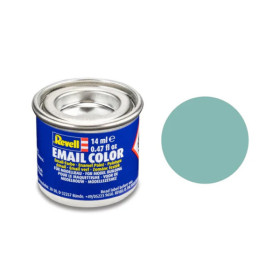 photo-Peinture émail - Bleu clair mat - Maquette - Modélisme - Revell - Pot 14ml
