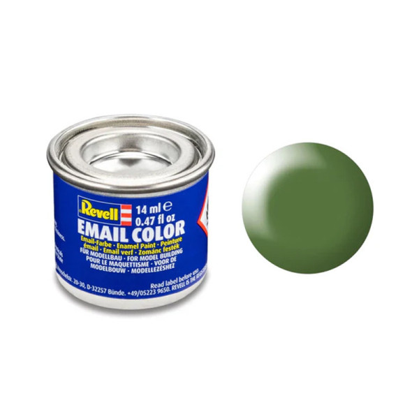 photo-Peinture émail - Vert fougère - RAL 6025 - Maquette - Modélisme - Revell - Pot 14ml
