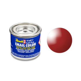 photo-Peinture émail - Rouge Fiery brillant - RAL 3000 - Maquette - Modélisme - Revell - Pot 14ml