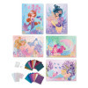 Jeu créatif - Mosaïques à coller - 5 tableaux sirènes - Dès 5 ans - Loisirs créatifs