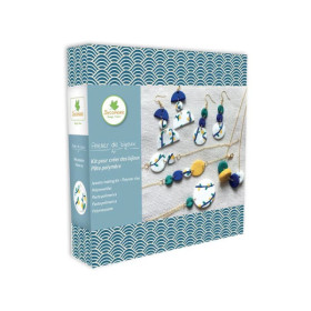 photo-Jeu créatif - Bijoux à créer - Boucles d'oreilles en pâte polymère - Dès 10 ans - Loisirs créatifs