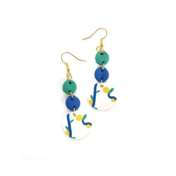 Jeu créatif - Bijoux à créer - Boucles d'oreilles en pâte polymère - Dès 10 ans - Loisirs créatifs