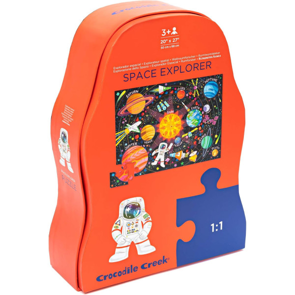 Puzzle - 36 pièces - Le système solaire - Dès 3 ans - Jeu éducatif - Crocodile Creek