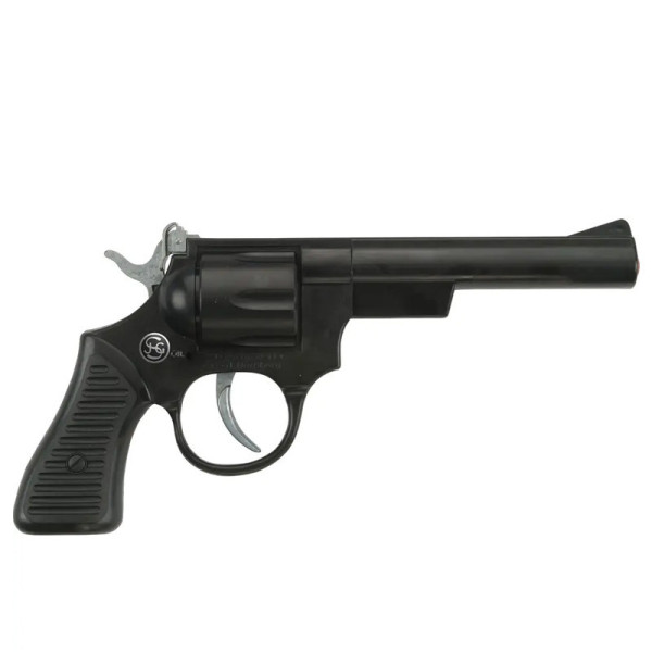 photo-Jeu - Pistolet jouet - Revolver - Plastique - A pétards - 21cm - Enfant - Dès 3 ans