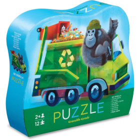 Puzzle - 12 pièces - Go le Gorille - Dès 2 ans - Jeu éducatif - Crocodile Creek