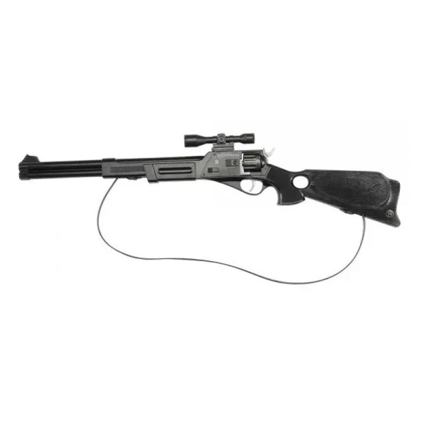 photo-Jeu - Pistolet jouet - Fusil à lunette - Plastique - A pétards - 71cm - Enfant - Dès 3 ans