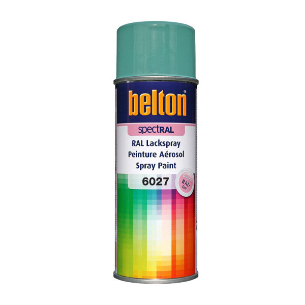 Bombe de peinture Belton Spectral RAL 6027 vert clair 400ml | Artmania