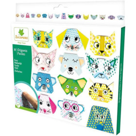 photo-Kit pour créer des origamis - Animaux en papier - 18 modèles - Dès 5 ans - Sycomore