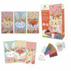 Jeu créatif - Mosaïques à coller - 3 tableaux animaux doux - Dès 5 ans - Loisirs créatifs