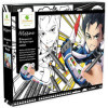 photo-Manga - Coffret de 8 marqueurs + 10 papier layout Manga - Dès 10 ans - Sycomore