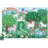 photo-Puzzle - 50 pièces - Rêve de licornes - Dès 4 ans - Boîte en métal - Crocodile Creek