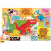 photo-Puzzle - 50 pièces - Le monde des dinosaures - Dès 4 ans - Boîte en métal - Crocodile Creek