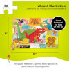 Puzzle - 50 pièces - Le monde des dinosaures - Dès 4 ans - Boîte en métal - Crocodile Creek