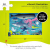 Puzzle - 50 pièces - Le récif des requins - Dès 4 ans - Boîte en métal - Crocodile Creek