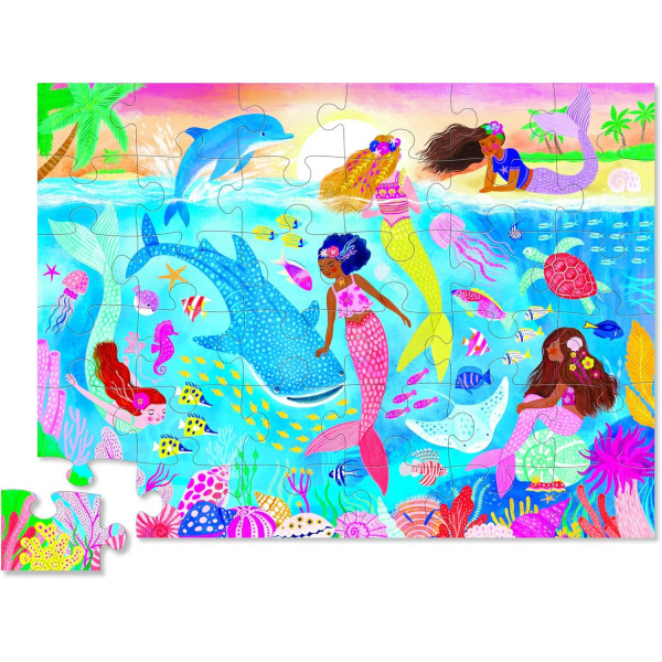 photo-Puzzle - 36 pièces - Rêve de sirènes - Dès 3 ans - Crocodile Creek