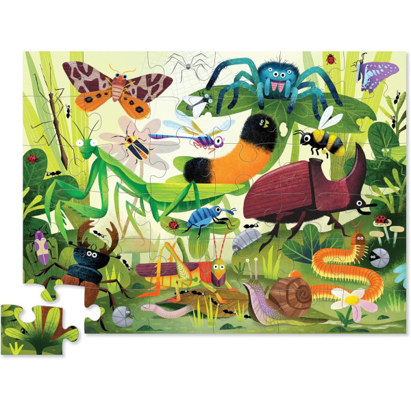 photo-Puzzle - 36 pièces - Les insectes - Dès 3 ans - Crocodile Creek