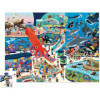Puzzle - 48 pièces - Une journée à l'aquarium - Dès 4 ans - Animaux marins - Crocodile Creek
