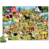 photo-Puzzle - 48 pièces - Une journée à la ferme - Dès 4 ans - Crocodile Creek