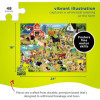Puzzle - 48 pièces - Une journée à la ferme - Dès 4 ans - Crocodile Creek