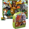 Puzzle - 36 pièces - Les amis de la jungle - Dès 3 ans - Lion, zèbre, éléphant - Crocodile Creek