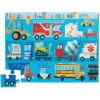 photo-Puzzle - 36 pièces - Les véhicules - Dès 3 ans - Camion - Pompier - Crocodile Creek
