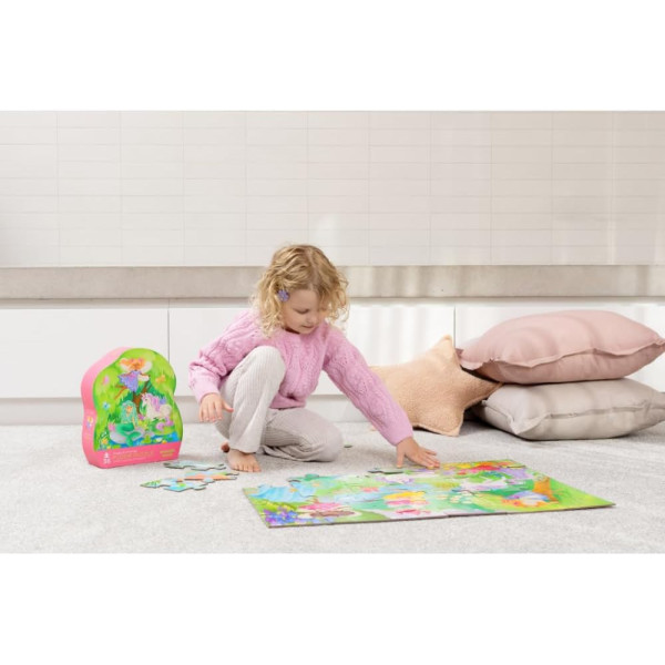 Puzzle - 36 pièces - Les amis magiques - Dès 3 ans - Sirène - Licorne - Crocodile Creek