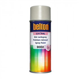 Bombe de peinture Belton Spectral RAL 9002 blanc gris 400ml | Artmania