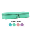 Trousse - Scolaire - Rectangulaire - Silicone - Couleurs pastel - Apli