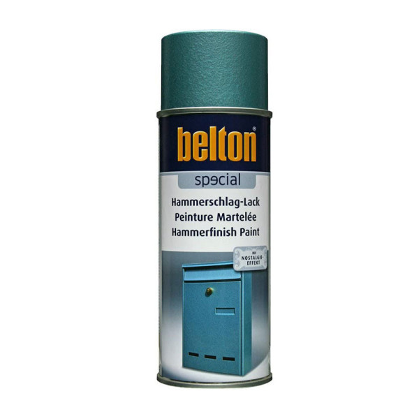 Bombe de peinture Belton Special bleu martelé 400ml