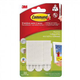 Languettes accroches tableaux 5,4kg - Command | Artmania