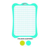 Ardoise blanche - Effaçable - 2 faces - Brosse - Feutre effaçable - Maped